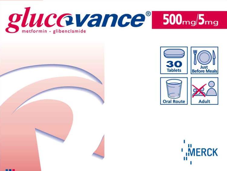 Glucovance 500/5mg